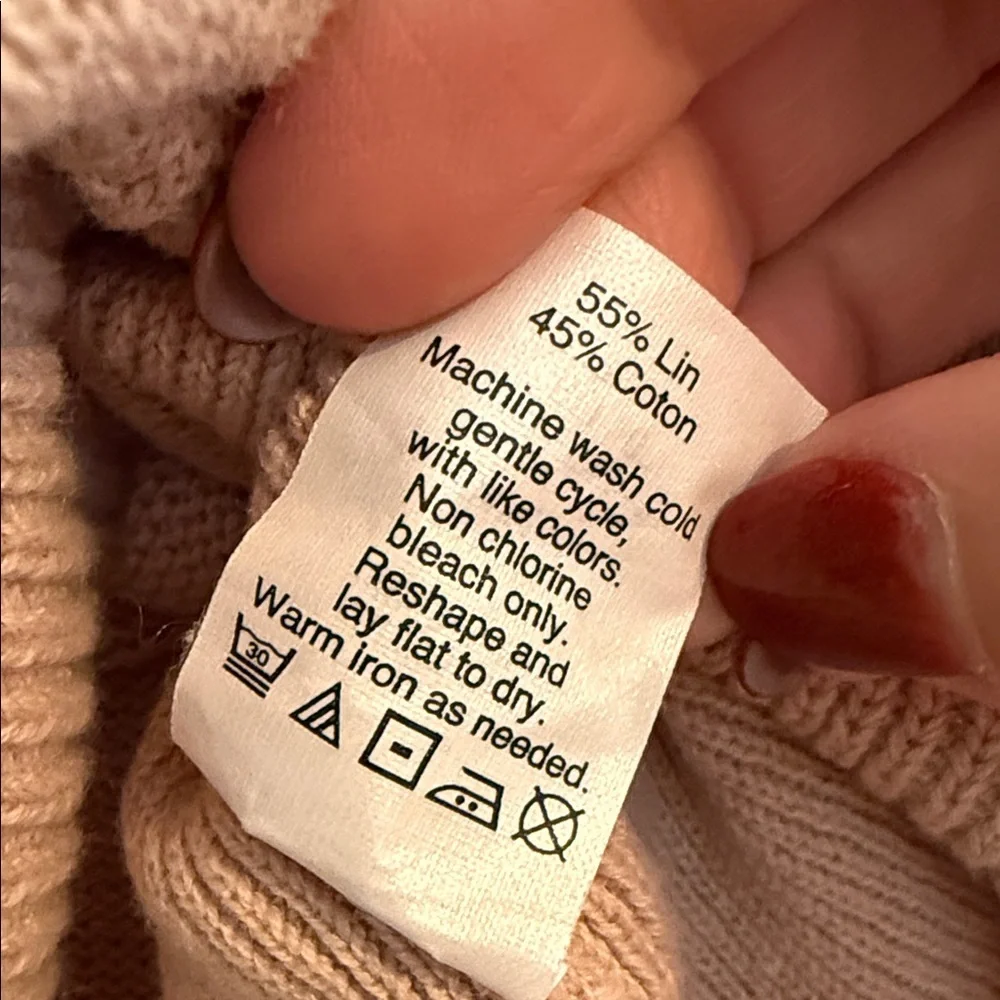 J. Crew Lightweight Sweater Soft Tan